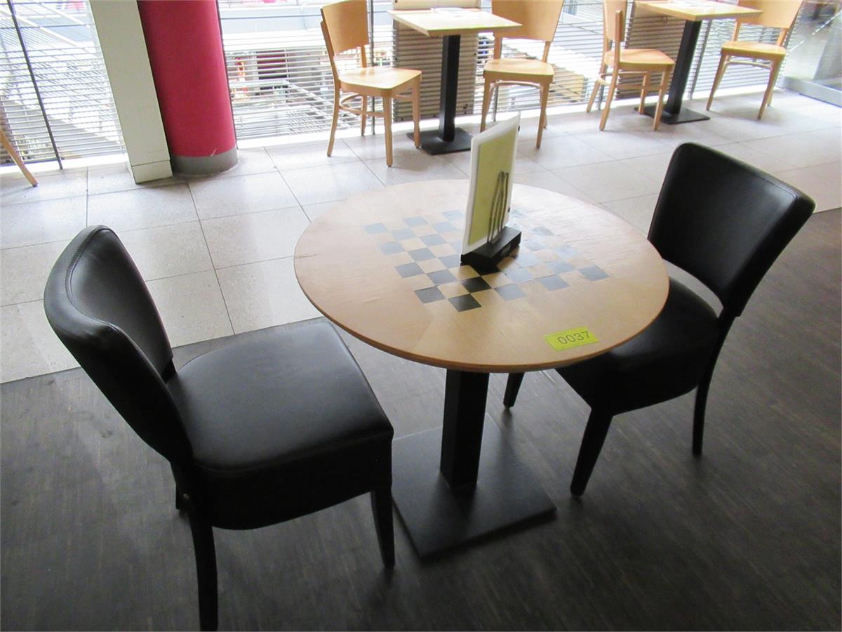 runder Schachtisch / Bistrotisch
